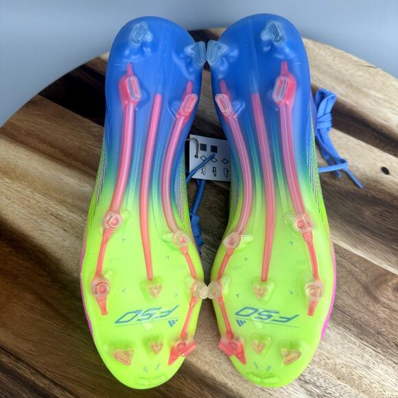 Adidas Adizero F50 Elite FG Celestial Mens 6.5 / Womens 7.5 Soccer Cleats IE1201 main image 4